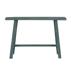 Clayre & Eef Tavolino per piante 60x21x40 cm Verde Legno  Rettangolo