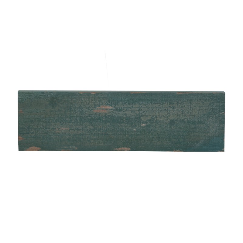 Clayre & Eef Tavolino per piante 60x21x40 cm Verde Legno  Rettangolo