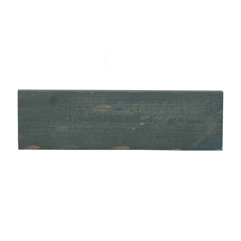 Clayre & Eef Tavolino per piante 60x21x40 cm Verde Legno  Rettangolo