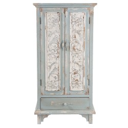 Clayre & Eef Armoire 67x38x143 cm Vert Bois Rectangle