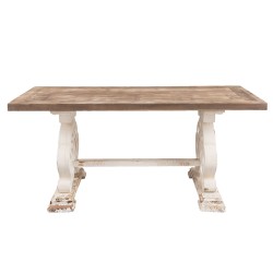 Clayre & Eef Tavolo da pranzo 180x90x82 cm Marrone Legno  Rettangolo