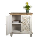 Clayre & Eef Credenza 91x38x100 cm Bianco Marrone  Legno