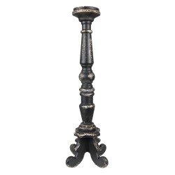 Clayre & Eef Chandelier 65 cm Noir Bois