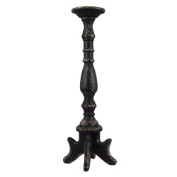 Clayre & Eef Chandelier 60 cm Noir Bois