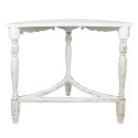 Clayre & Eef Sidetable  106x48x87 cm Wit Hout