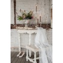 Clayre & Eef Sidetable  106x48x87 cm Wit Hout