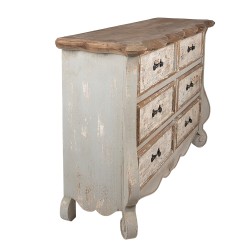 Clayre & Eef Dresser 135x41x89 cm Beige Grey Wood