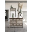 Clayre & Eef Buffet 135x41x89 cm Beige Gris Bois