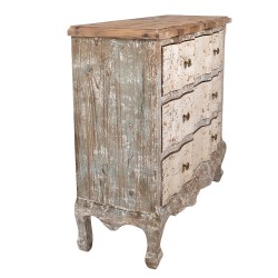 Clayre & Eef Dresser 95x38x90 cm Beige Grey Wood