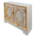 Clayre & Eef Credenza 120x38x91 cm Beige Grigio Legno