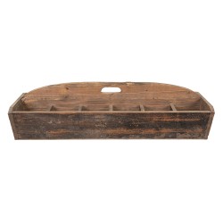 Clayre & Eef Scatola di legno 88x32x23 cm Marrone Legno