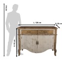 Clayre & Eef Sideboard 120x38x92 cm Braun Beige Holz