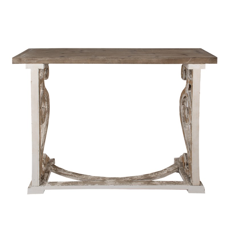 Clayre & Eef Table d'appoint 125x39x92 cm Marron Bois