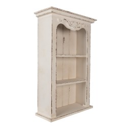 Clayre & Eef Etagère murale 51x20x77 cm Blanc Produit en bois