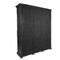 Clayre & Eef Bücherschrank 152x40x193 cm Schwarz Holz