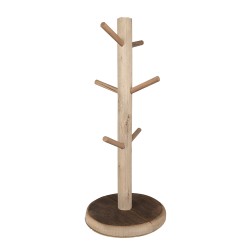 Clayre & Eef Mokkenrek  60 cm Bruin Hout