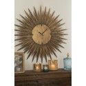 Clayre & Eef Wall Clock Ø 69 cm Copper colored Iron Round