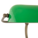 LumiLamp Bureaulamp  Ø 27x40 cm Groen Bruin Metaal Glas