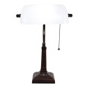 LumiLamp Table Lamp 26x23x42 cm White Metal Glass