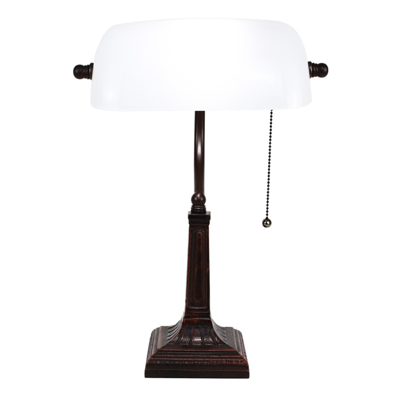 LumiLamp Table Lamp 26x23x42 cm White Metal Glass