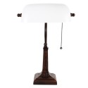 LumiLamp Table Lamp 26x23x42 cm White Metal Glass