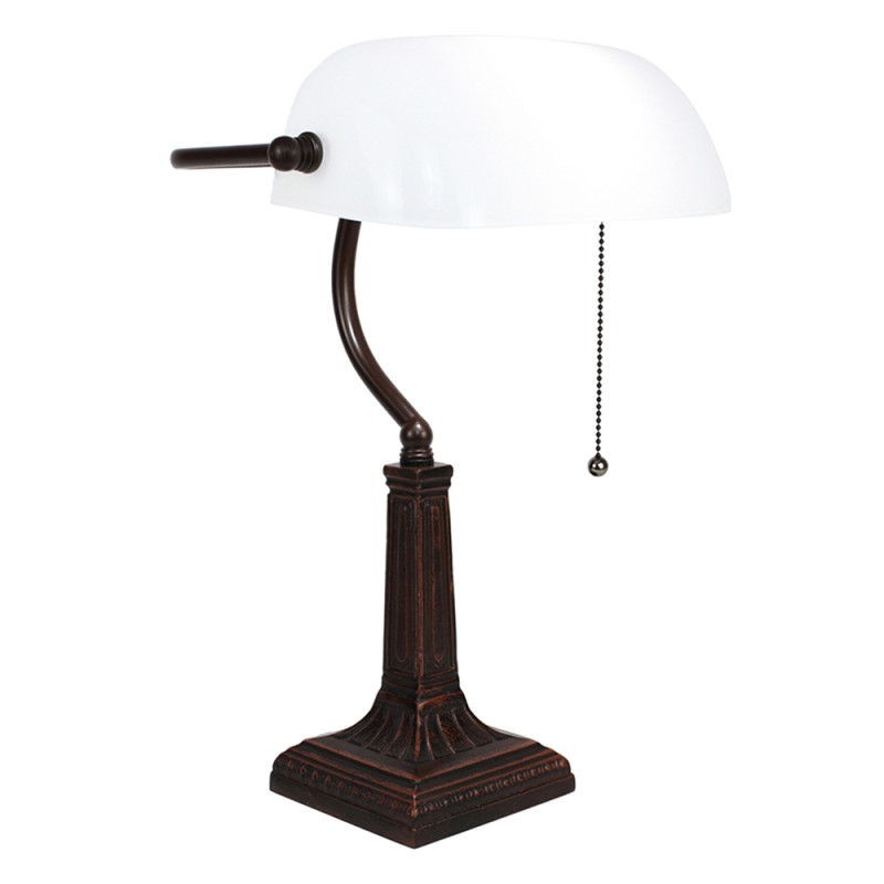 LumiLamp Table Lamp 26x23x42 cm White Metal Glass