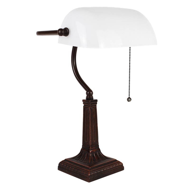 LumiLamp Table Lamp 26x23x42 cm White Metal Glass