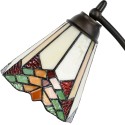 LumiLamp Tiffany Tafellamp  Ø 26x50 cm  Beige Rood Glas