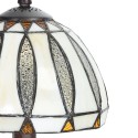 LumiLamp Lampe de table Tiffany Ø 19x40 cm  Beige Verre