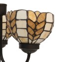 LumiLamp Pendant Lamp Tiffany Ø 39x125 cm Beige Yellow Glass