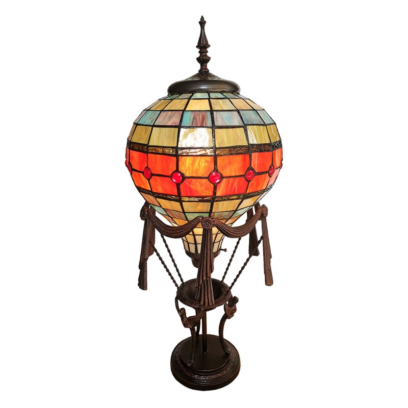 LumiLamp Table Lamp Tiffany 31x31x71 cm Orange Glass