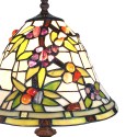 LumiLamp Table Lamp Tiffany 31x31x47 cm Beige Green Glass Flowers