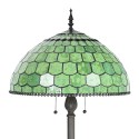 LumiLamp Tiffany Vloerlamp  Ø 51x165 cm Groen Glas