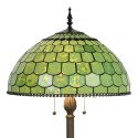 LumiLamp Floor Lamp Tiffany Ø 51x165 cm Green Glass