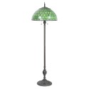 LumiLamp Floor Lamp Tiffany Ø 51x165 cm Green Glass