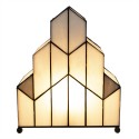 LumiLamp Table Lamp Tiffany 30x4x25 cm  White Glass