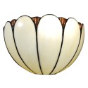 LumiLamp Wandlamp Tiffany  31x15x21 cm  Beige Glas