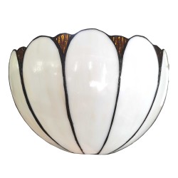 LumiLamp Wall Light Tiffany 31x15x21 cm  Beige Glass