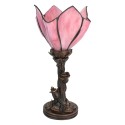 LumiLamp Table Lamp Tiffany 32 cm Pink Glass