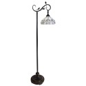 LumiLamp Tiffany Vloerlamp  152 cm Bruin Beige Glas