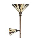 LumiLamp Tiffany Vloerlamp  Ø 38x178 cm Beige Bruin Glas