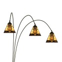 LumiLamp Tiffany Vloerlamp  200 cm Beige Glas