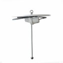 LumiLamp Pendant Light Tiffany White Iron