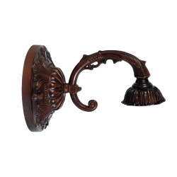 LumiLamp Wall Light Tiffany 15x23x15 cm  Brown Metal