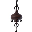 LumiLamp Pendant Light Tiffany 16x16x95 cm  Brown Iron