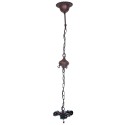 LumiLamp Pendant Light Tiffany 16x16x95 cm  Brown Iron