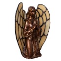 LumiLamp Table Lamp Tiffany Angel 16x10x18 cm  Beige Glass