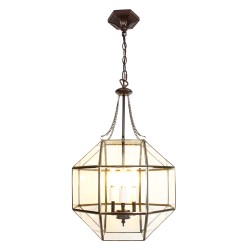 LumiLamp Pendant Lamp 30x30x170 cm  Transparent Metal Glass