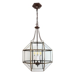 LumiLamp Pendant Lamp 30x30x170 cm  Transparent Metal Glass