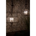 LumiLamp Hanglamp  30x30x170 cm  Transparant Metaal Glas